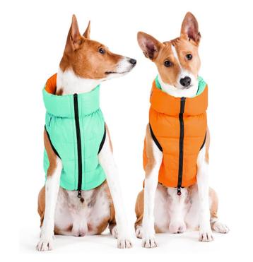 AiryVest Hondenjas Lichtgevend S30 Lightgreen-Orange -50%!!! beschikbaar voor biedingen