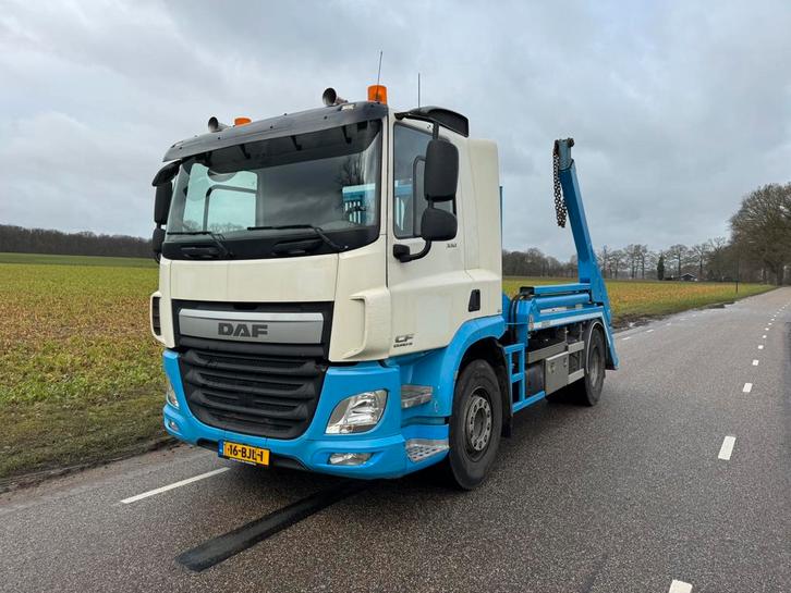 Daf CF 330 2017 portaalcontainer portaalarm container auto, Auto's, Vrachtwagens, Bedrijf, DAF, Diesel, Euro 6, Handgeschakeld