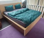 Ikea Malm bed met lades, Ophalen, Gebruikt, Tweepersoons, 180 cm