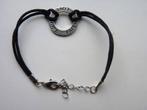 Armband Geloof Hoop Liefde, Ophalen of Verzenden, Nieuw, Zwart