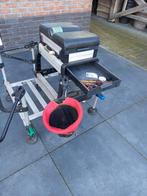 RIVE Visplateu verstelbaar met viskist en transportwielen, Ophalen of Verzenden, Gebruikt, Overige typen