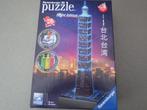 3D puzzel taipei 101 taiwan night edition, Verzenden, Minder dan 500 stukjes, Zo goed als nieuw, Rubik's of 3D-puzzel