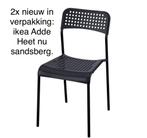 Ikea Adde/Sandsberg stoelen - Nieuw in verpakking!, Ophalen, Twee, Zwart, Nieuw