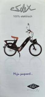 3 Folders E- SOLEX 2008- 2013 Folder, Fietsen en Brommers, Handleidingen en Instructieboekjes, Ophalen of Verzenden, Nieuw