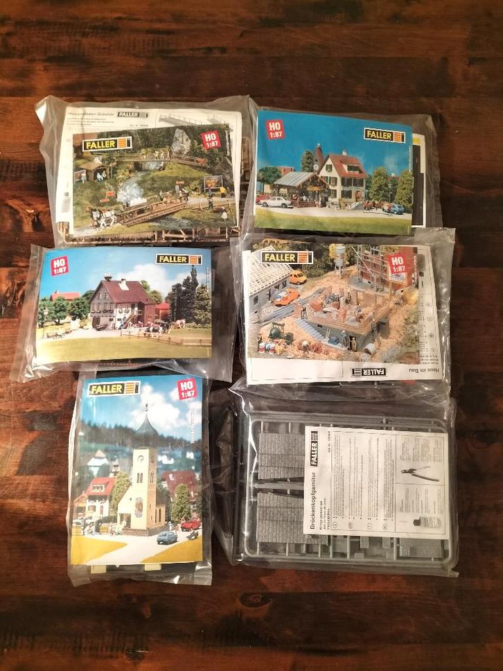 Faller modelbouw pakket poly-bag nieuw scenery HO treinbaan, Hobby en Vrije tijd, Modeltreinen | H0, Nieuw, Brug, Tunnel of Gebouw