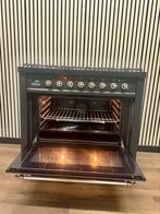 Luxe Boretti 6 pits Fornuis Incl. Afzuigkap 90 cm, Hete lucht, Fornello Esperta, Ophalen of Verzenden, Zo goed als nieuw