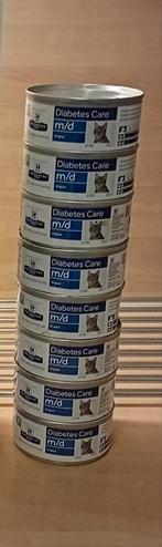 Gratis Hill's diabetes care m/d blikjes kattenvoer., Dieren en Toebehoren, Ophalen, Kat