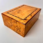 Grote esdoorn burl hout sigaren Humidor, Verzamelen, Verzenden, Nieuw