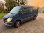 MB Sprinter 2.2 D 95KW 2011 dubbele cabine 12705 incl btw, Auto's, Bestelauto's, Voorwielaandrijving, Euro 5, Zwart, 4 cilinders