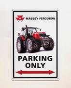 Massey Ferguson parking only tractor reclamebord van metaal, Reclamebord, Info@deconoord.nl, Deco Noord, Nieuw