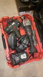 Parkside accu slijptol en boormachine en 2 opladers, Ophalen of Verzenden, Zo goed als nieuw, Boormachine