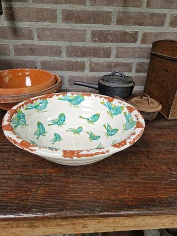 mooie vogelschaal - fruitschaal beschikbaar voor biedingen