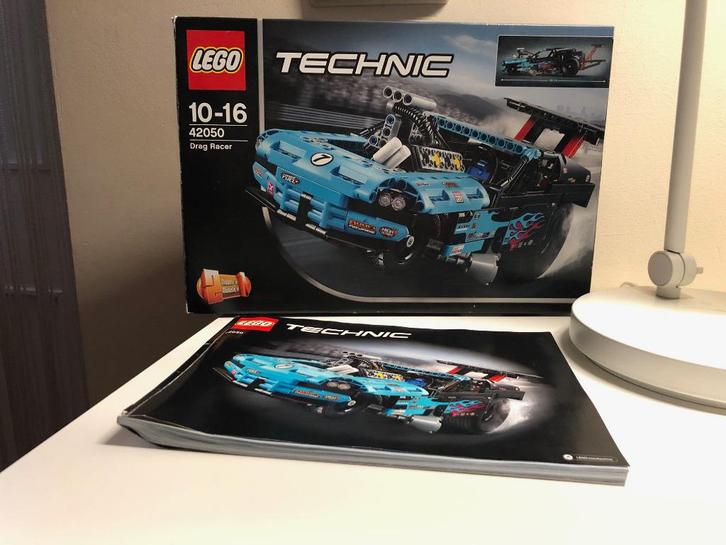 Lego Technic - 42050 - Dragracer (2016), Kinderen en Baby's, Speelgoed | Duplo en Lego, Gebruikt, Lego, Complete set, Ophalen of Verzenden