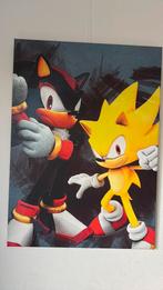 Canvas shadow en super sonic voor op game of kinderkamer, Ophalen