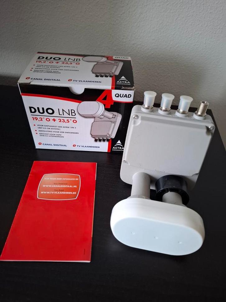 Canal Digitaal DUO LNB Quad, Audio, Tv en Foto, Schotelantennes, Overige merken, Ophalen of Verzenden
