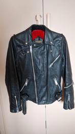Vintage Leren Jas Kalfsleer - Jaren 80, Kleding | Dames, Jassen | Zomer, Zwart, Number One Real Leather, Gedragen, Ophalen