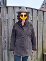 Echt lederen jas (suede), Bruin, Maat 42/44 (L), Marcel Clair, Ophalen of Verzenden