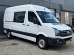 Volkswagen Crafter 35 2.0 TDI L2H2 Kast Inrichting Trekhaak, Auto's, Bestelauto's, Gebruikt, 4 cilinders, Volkswagen, Wit