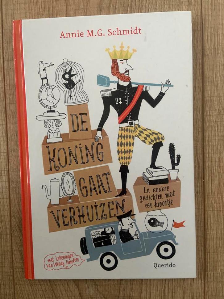 Annie M.G. Schmidt - De koning gaat verhuizen, Boeken, Kinderboeken | Jeugd | onder 10 jaar, Zo goed als nieuw, Fictie algemeen