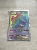 Gengar & Mimikyu GX - 186/181 - Rainbow Rare, Hobby en Vrije tijd, Verzamelkaartspellen | Pokémon, Ophalen, Gebruikt, Losse kaart
