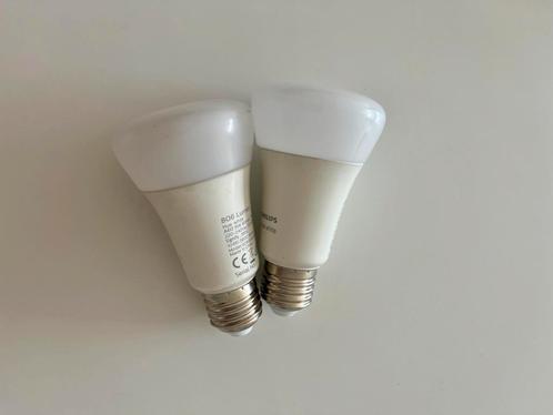 2x Philips Hue Lampen | ZGAN | E27 fitting | 806 lumen, Huis en Inrichting, Lampen | Losse lampen, Zo goed als nieuw, Ophalen of Verzenden