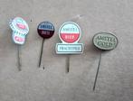 4 Speldjes Amstel bier, Verzamelen, Speldjes, Pins en Buttons, Ophalen of Verzenden, Zo goed als nieuw, Merk, Speldje of Pin