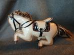 Retro, vintage Leren paard, Ophalen of Verzenden