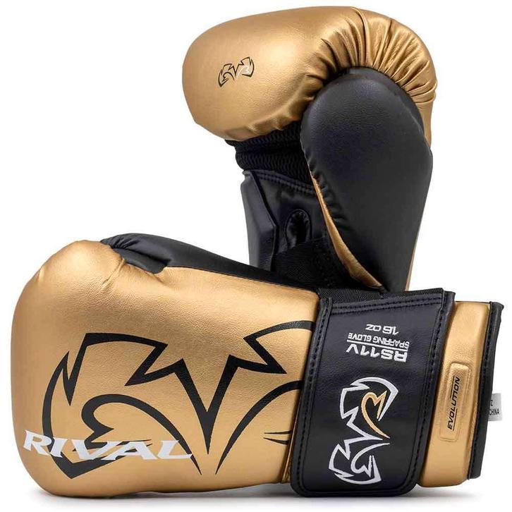 Bokshandschoenen Rival Evolution RS11V Sparring Gold, Sport en Fitness, Boksen, Nieuw, Bokshandschoenen, Ophalen of Verzenden