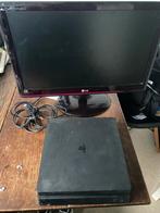 PS4 Slim 1 TB opslag + LG monitor, Spelcomputers en Games, Spelcomputers | Sony PlayStation 4, Gebruikt, Ophalen of Verzenden