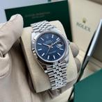 Rolex Datejust 41 Blue Dial | Smooth Bezel | Jubilee | Nieuw, Staal, Polshorloge, Nieuw, Ophalen of Verzenden
