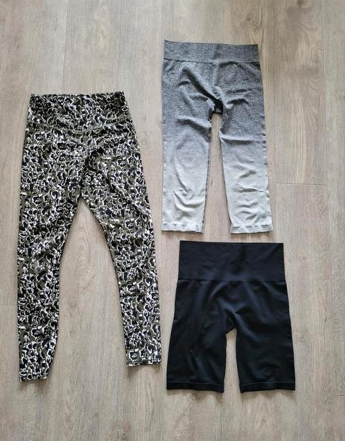 3x sportleggings maat S, Kleding | Dames, Sportkleding, Zo goed als nieuw, Maat 36 (S), Zwart, Ophalen of Verzenden