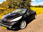 Peugeot 207 1.6 16V CC 88KW 2009 zwart Roland Garros Leer km, Auto's, Peugeot, Voorwielaandrijving, 65 €/maand, 15 km/l, 4 cilinders