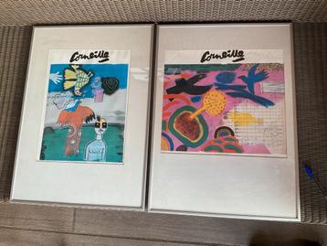 2 Corneille reproducties in zilveren lijsten beschikbaar voor biedingen