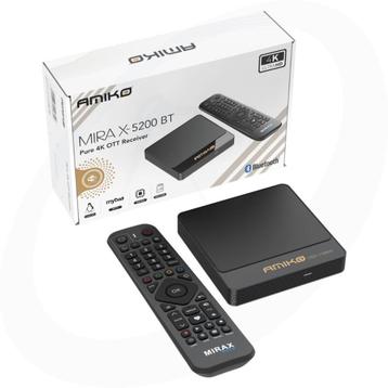 Amiko Mira X-5200 4K UHD | Box | IPTV Kastje | Box | 2025 beschikbaar voor biedingen