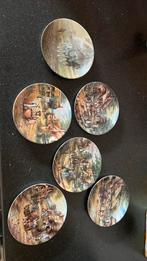 6 wedgwood limited edition wandborden boerenleven, Ophalen