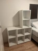 Witte Eket Ikea kastjes, Ophalen, Met plank(en), Zo goed als nieuw, Minder dan 150 cm
