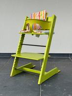 Stokke Tripp Trapp Groen met kinderzitje, Kinderen en Baby's, Kinderstoelen, Ophalen, Gebruikt, Meegroeistoel