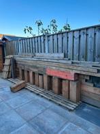 Groot partij kwaliteits hout (balken, planken..), Doe-het-zelf en Verbouw, Hout en Planken, Ophalen, Gebruikt, 50 mm of meer, Balk