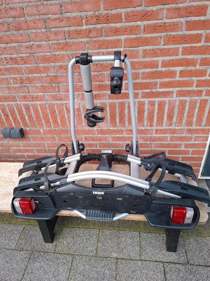 Fietsendrager EW G2 Euroway 921, Auto diversen, Fietsendragers, Zo goed als nieuw, Trekhaakdrager, 2 fietsen, Brede banden, Elektrische fiets