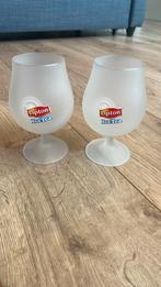 2 Lipton ice tea glazen, Verzamelen, Glas en Borrelglaasjes, Ophalen, Zo goed als nieuw, Frisdrankglas