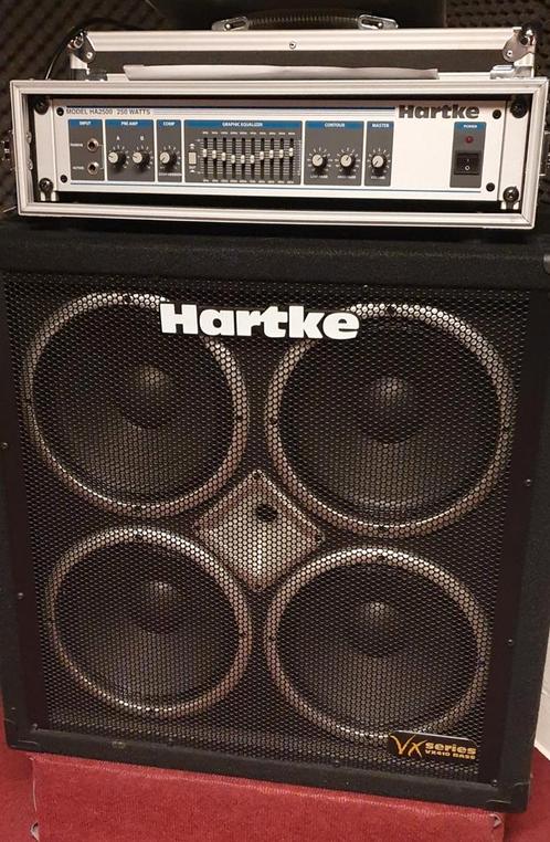 Hartke HA2500 + VX410 baskabinet Complete basversterker set!, Muziek en Instrumenten, Versterkers | Bas en Gitaar, 100 watt of meer