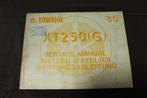 Yamaha XT250 G 1980 motorcycle service manualXT 250, Motoren, Ophalen of Verzenden, Yamaha