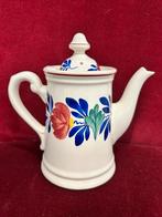 Antiek boerenbont theepotje 7 ringen, Ophalen of Verzenden