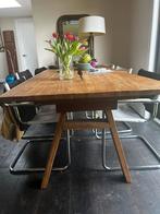 Prachtige teakhouten tafel, Huis en Inrichting, Tafels | Eettafels, 200 cm of meer, Zo goed als nieuw, Vijf personen of meer, Rechthoekig
