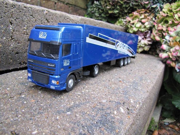 Lion Toys Daf 95XF Super Space Cab Pagid remdelen., Hobby en Vrije tijd, Modelauto's | 1:50, Bus of Vrachtwagen, Lion Toys, Ophalen of Verzenden