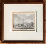 Baarn, dorp,, ets, Spilman, Pronk, Beijer, Tirion, antiek, Antiek en Kunst, Kunst | Etsen en Gravures, Ophalen of Verzenden