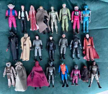 Vintage star wars 23 poppetjes jaren 80 empire strikes back beschikbaar voor biedingen