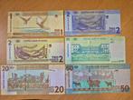 Sudan Serie 6x Biljet 2006-2015 Issue 1-50 Pounds UNC -/-, Verzenden, Overige landen, Setje