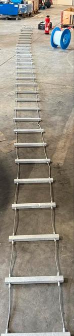 Aluminium nood ladder, Doe-het-zelf en Verbouw, Ladders en Trappen, Ophalen of Verzenden, Gebruikt, Ladder, 4 meter of meer