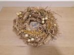 ronde kerstkrans met decoratie, Ophalen of Verzenden, Zo goed als nieuw